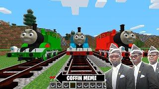 Thomas the Tank Engine and Two Friends in Minecraft