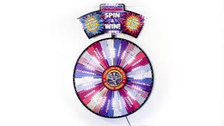 Cornellier Fireworks 60 in lighted prize wheel with LED sign!