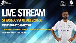 Sussex vs Middlesex Live! | Vitality County Championship | Final Day!