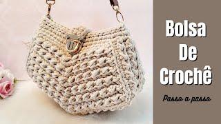 CROCHET BAG WITH CONTOUR IN A BEAUTIFUL STITCH