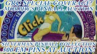 MORPHY'S AUCTIONS 500 OLD PINBALL MACHINES! GRC EXCLUSIVE! 8/13/2014