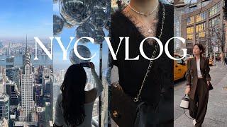 NYC DIARIES | exploring like a tourist, where to eat in nyc, & spring haul