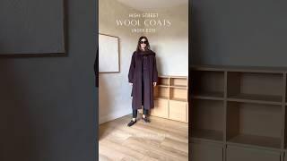 Watch the full YT video to see all 17 wool coats I tried on  #highstreet #autumnfashion