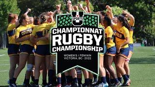 WRugby 2022 U-SPORTS National Championship: Ottawa vs. Queen's Final Game Highlights