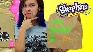 McDONALDS HAPPY MEAL SHOPKINS SURPRISE TOY OPENING | RADIOJH AUDREY