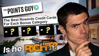 Best Rewards Credit Card For Each Category - Is the Points Guy RIGHT?