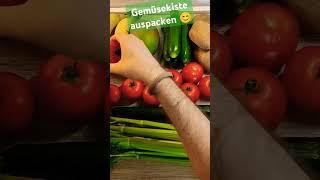 Gemüsekiste auspacken #kochen #unboxing #lebensmittel #auspacken