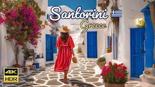 Santorini, Greece  - A Luxurious Greek Paradise - 4k HDR 60fps Walking Tour (▶150min)