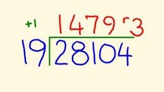 Long Division trick - Fast calculation!