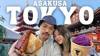 Asakusa Tokyo Street Food Tour  Must-Try Unagi, Tempura, Sensoji Temple, Japan Travel Guide 2024