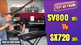 So Sánh Âm Thanh YAMAHA SX720 vs KURTZMAN SV800  || THIỆN ORGAN