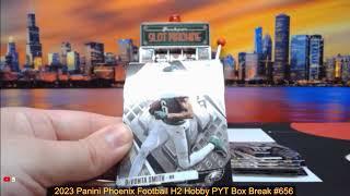 8-29-24 2023 Panini Phoenix Football H2 Hobby PYT Box Break #656 - Pick Your Team