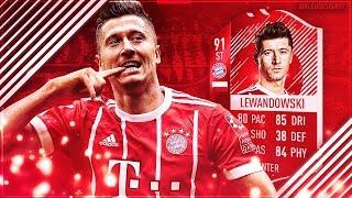 FIFA 18 THUMBNAIL SPEEDART #7: ROBERT LEWANDOWSKI SPECIAL HIDDEN FIFA 18 CARD HIGHEST RATED / TOP 10