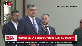 PREMIERUL, LA COLEGIUL TEHNIC ANGHEL SALIGNY_Știri B1TV_11 sept. 2023