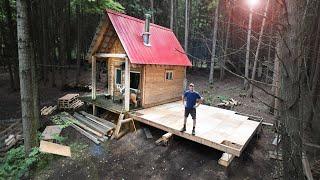 Ep.1 Small Cabin Expanded to BIG CABIN! - Humongous Off Grid Addition