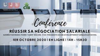 Conférence Zoom sur la négociation salariale - CJE Montréal Centre-Ville