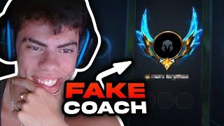 FAKE "CHALLENGER COACH" PLAYS ON THE RANK #1 ACCOUNT