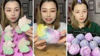 Asmr | Crunchy Ice Foam Eating Sounds [Solo: sungirl] Compilation #8