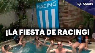 RACING LOCURA  FIESTA de HINCHAS en PARAGUAY antes de la FINAL vs CRUZEIRO | Copa Sudamericana