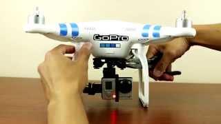 DJI Phantom 2 - Zenmuse H3-2D Gimbal not Aligned/Leveled (Solution)