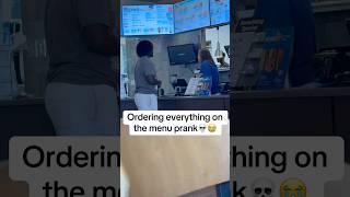 Ordering everything at once prank #funny #explore #fyp #viralvideo #shortvideos #trending