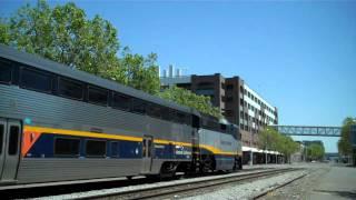 A Sunny Day in Jack London: An Amtrak Special, a UP Ethanol, and More! 5-1-11.