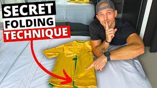 ULTIMATE Trick to Pack More in Personal Item Bag (Secret Folding Strategy)