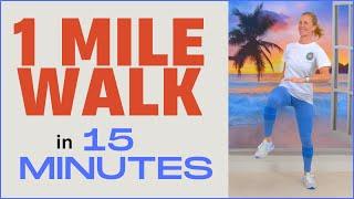 15 min 1 Mile Walk at Home for Improved Health