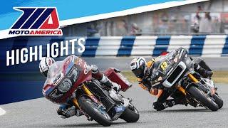 MotoAmerica Mission King of the Baggers Race 1 Highlights at Daytona 2023