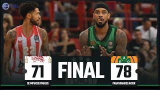 Olympiacos - Panathinaikos 71-78 | Greek Basket League R4 | Full Highlights | 27.10.2024