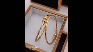 Best plain Gold Bangles designs.