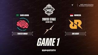 Twisted Minds vs RRQ Hoshi GAME 1 M6 World Championship | RRQ vs TW ESPORTSTV