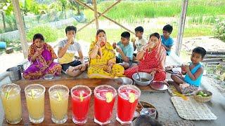 এই গরমে আম পোড়ার সরবত আর ঠান্ডা ঠান্ডা তরমুজের সরবত খেলে জীবন ঠান্ডা হয়ে যায় || cold drinks