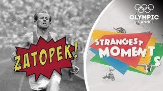 Emil Zatopek makes the Marathon look like a Stroll | Strangest Moments