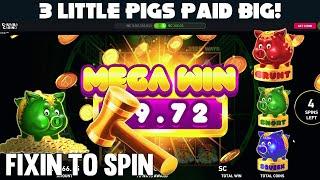 3 Little Pigs PAID BIG!! OINK OINK OINK on Chumba Casino