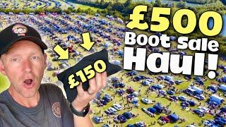 I Spent £500 At The Boot Sales! (£150 On One Item)