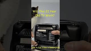 Will This 22 Year Old 5inch TV Spectra TV Work? #shorts