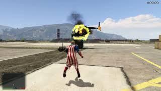 GTA 5 Homelander Destroyed Military