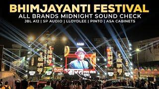 VISHRANTWADI BHIMJAYANTI ALL BRANDS SOUNDCHECK | MIDNIGHT SOUND CHECKS | HUGE QUANTITY | 