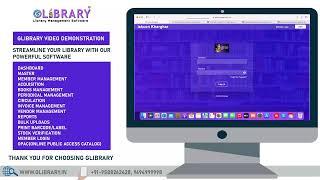 Glibrary- Library Management Software Demonstration