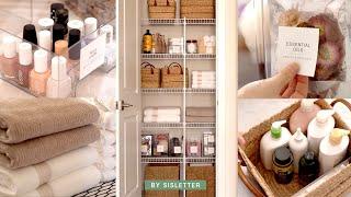 SUB) 정리는 습관! 클로젯 정리하기/ 자꾸만 열고 싶은 욕실 클로젯/ How to Organize Linen Closet/ Bathroom Organization Ideas