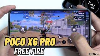 Poco X6 Pro Free Fire Gaming test | Dimensity 8300 Ultra, 120Hz Display