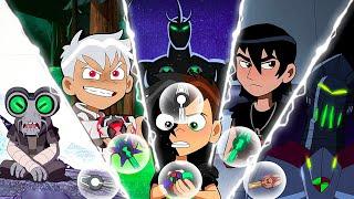 Ben activates the terrifying power of the Omnitrix  with the help of Azmuth and the five keys! 