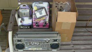 Sale nip Panasonic RQ-A220 Sony WM-GX221 Sanyo M7850K sold Sony MZ NF520D bubble wrapped