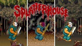 Splatterhouse - Versions Comparison (HD 60 FPS)