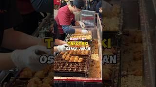 The BEST TAKOYAKI in Osaka | Japanese Street Food #japanfood #japantravel