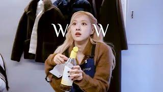 Rosé tries to smell vanilla