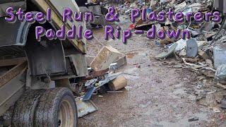 Steel Run & Plasterers Paddle Rip-down Devil forge lead, copper, gold, silver, platinum, refining