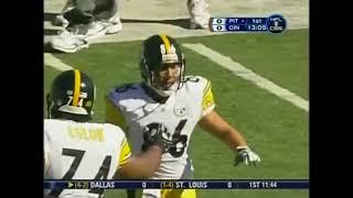 2008 - Hines Ward Huge Block on Rivers