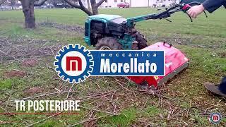 Trinciatrice per motocoltivatore TR 80 Posteriore Meccanica Morellato